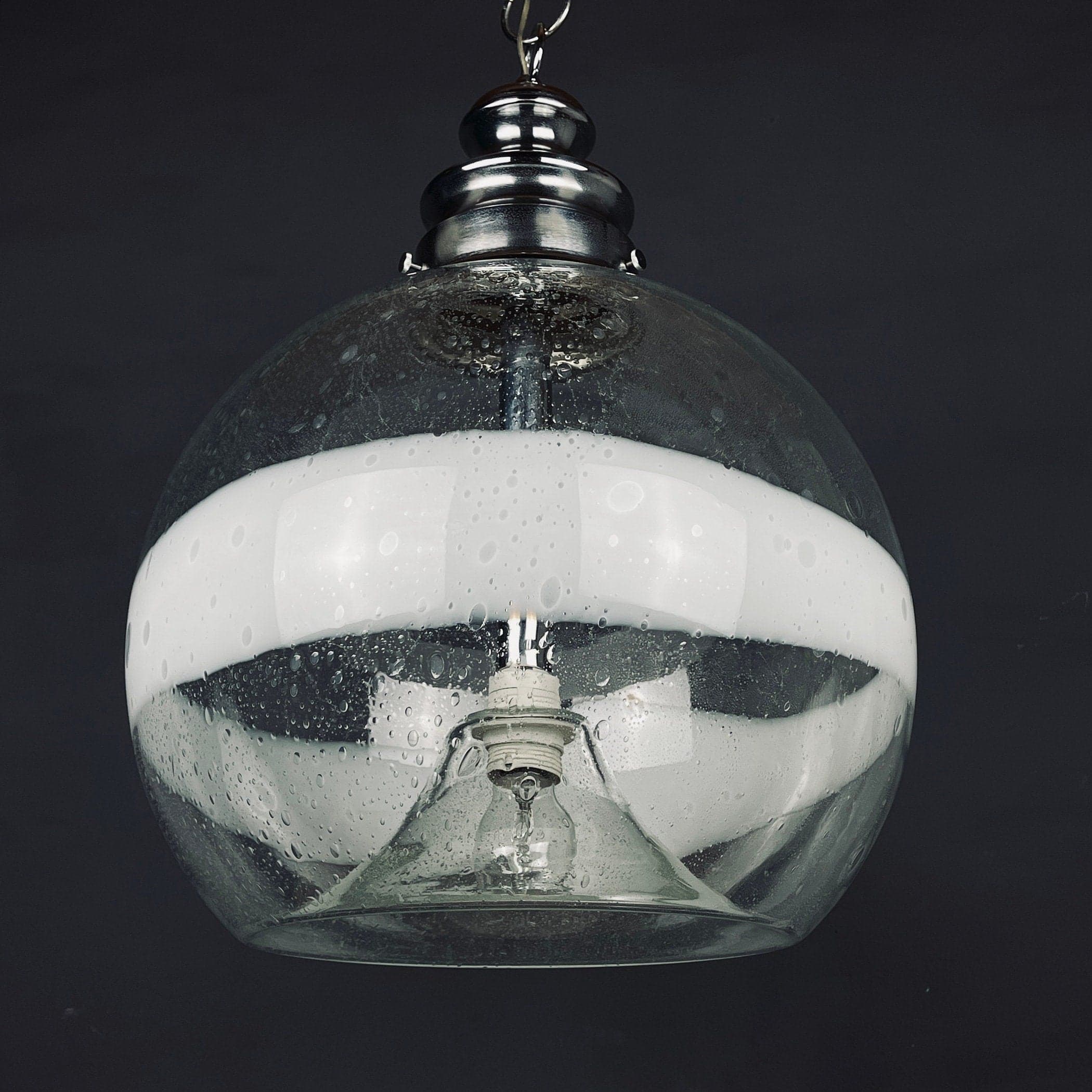 Large Murano Pendant Lamp: Ettore Fantasia & Gino Poli, 1960s Space Age