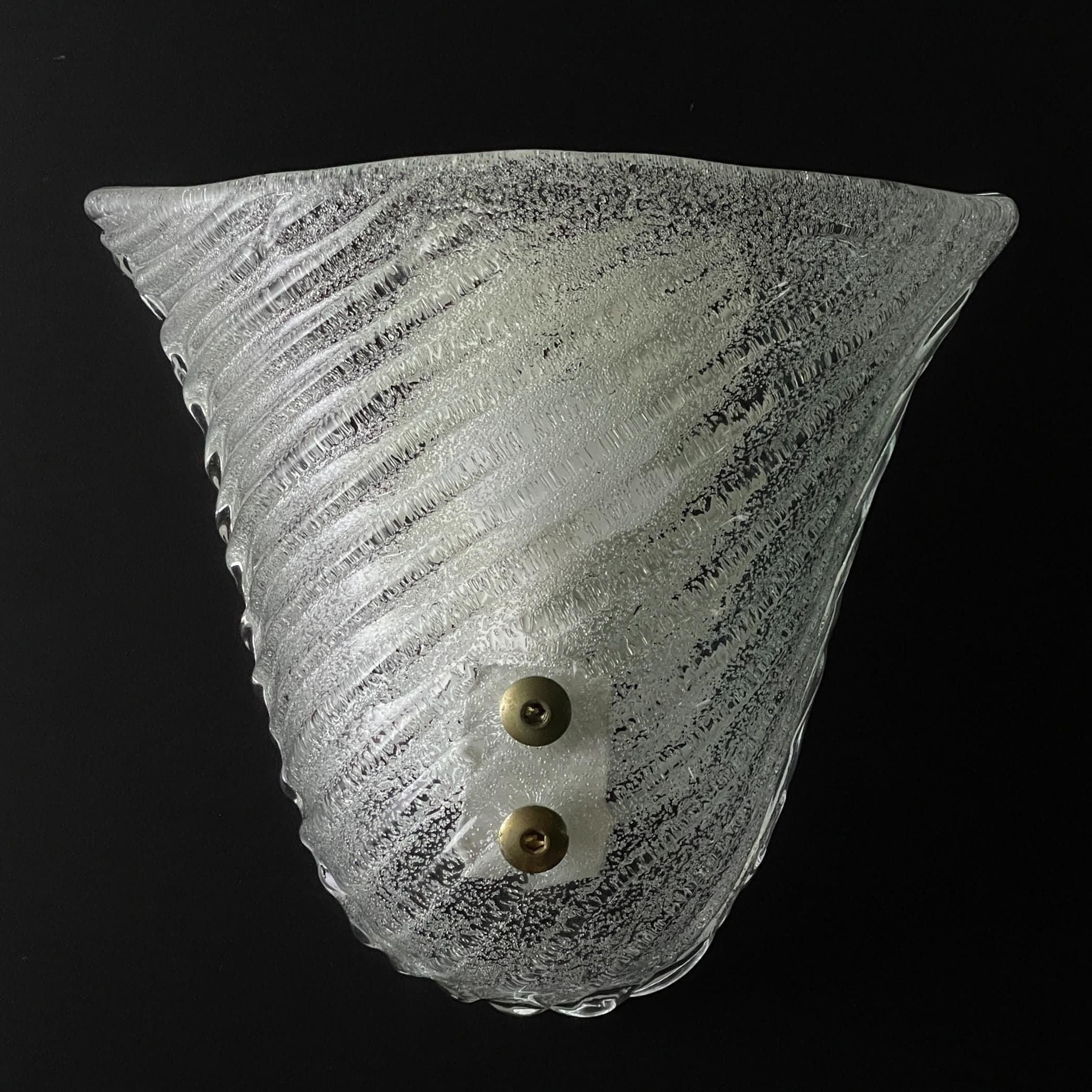 Original murano wall lamp, Italy 1970s, Vintage Home Decor