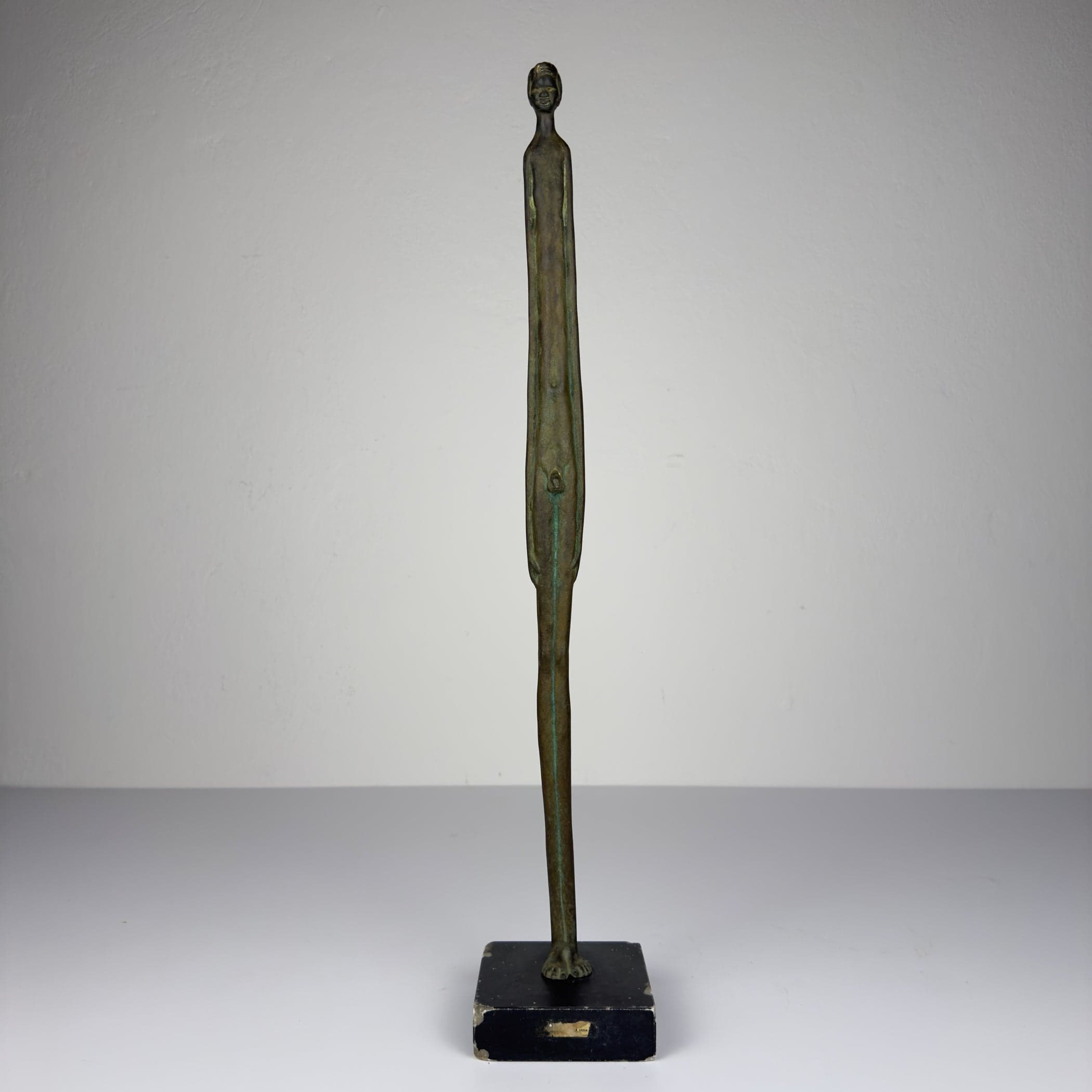 Vintage Bronze Sculpture Ombra della Sera, Italy 1950-70s